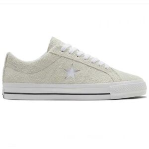 Converse One Star OX Low Suede Parchment/White Women’s size 10 NEW!!!